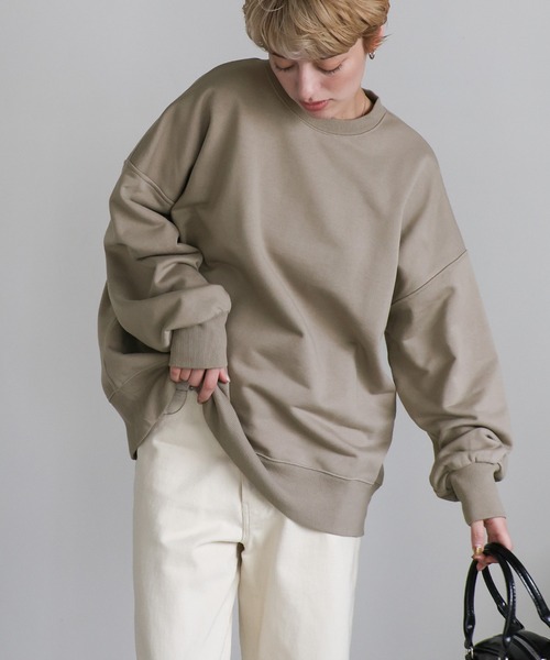 select MOCA（セレクトモカ）の「バックリボンスウェットトップス（スウェット・レディース・ベージュ/ブラック・FREE）」の17枚目の写真