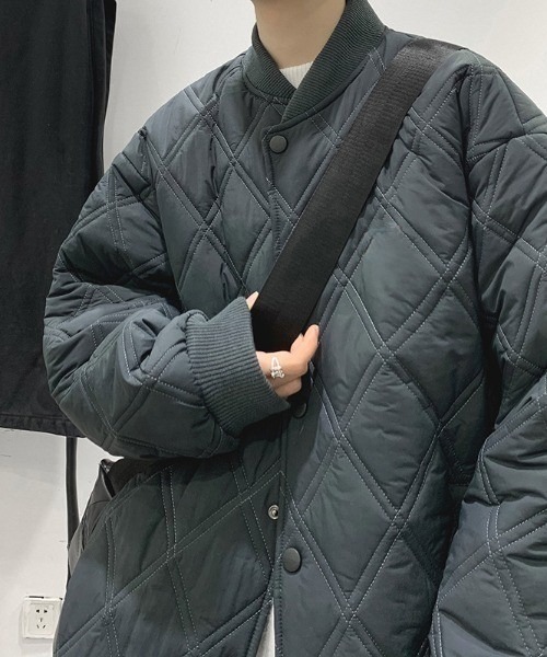 B.R.U（ブル）の「キルティング中綿ブルゾン（ブルゾン・メンズ・カーキ/ベージュ/ブラック・FREE）」の2枚目の写真