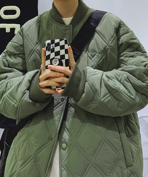 B.R.U（ブル）の「キルティング中綿ブルゾン（ブルゾン・メンズ・カーキ/ベージュ/ブラック・FREE）」の8枚目の写真