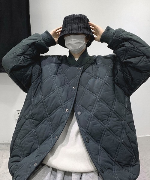 B.R.U（ブル）の「キルティング中綿ブルゾン（ブルゾン・メンズ・カーキ/ベージュ/ブラック・FREE）」の7枚目の写真