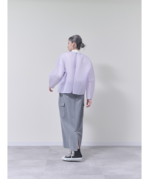 DOLLUPOOPS（ドールアップウップス）の「配色テープミリタリースカート（スカート・レディース・ブラック/グレー・38）」の5枚目の写真