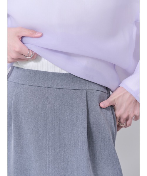 DOLLUPOOPS（ドールアップウップス）の「配色テープミリタリースカート（スカート・レディース・ブラック/グレー・38）」の7枚目の写真