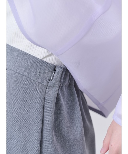 DOLLUPOOPS（ドールアップウップス）の「配色テープミリタリースカート（スカート・レディース・ブラック/グレー・38）」の8枚目の写真