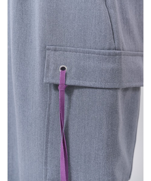 DOLLUPOOPS（ドールアップウップス）の「配色テープミリタリースカート（スカート・レディース・ブラック/グレー・38）」の11枚目の写真