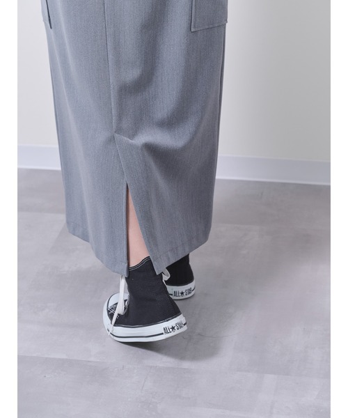 DOLLUPOOPS（ドールアップウップス）の「配色テープミリタリースカート（スカート・レディース・ブラック/グレー・38）」の14枚目の写真