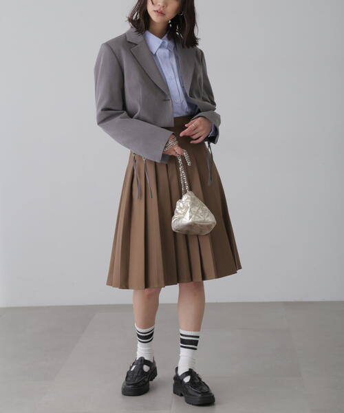 FREE'S MART（フリーズマート）の「ビッグポケットショート丈シャツ（シャツ/ブラウス・レディース・ブルー/ホワイト/ブラウン系その他・FREE）」の15枚目の写真