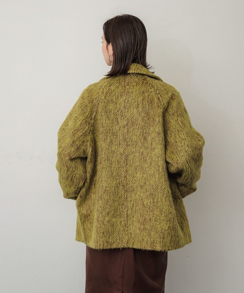【セール】シャギーミドルコート（ステンカラーコート）｜SENSE OF PLACE by URBAN RESEARCH（センスオブプレイスバイアーバンリサーチ）