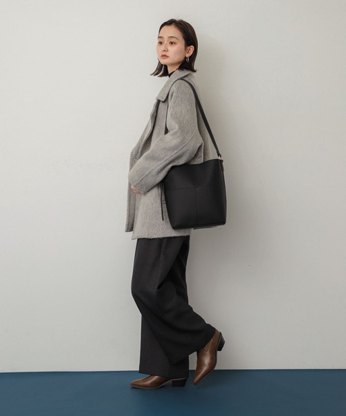 【セール】シャギーミドルコート（ステンカラーコート）｜SENSE OF PLACE by URBAN RESEARCH（センスオブプレイスバイアーバンリサーチ）