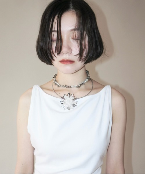musubore（ムスボレ）の「【 select 】seeds choker / シードチョーカー（チョーカー・レディース・シルバー・FREE）」の8枚目の写真