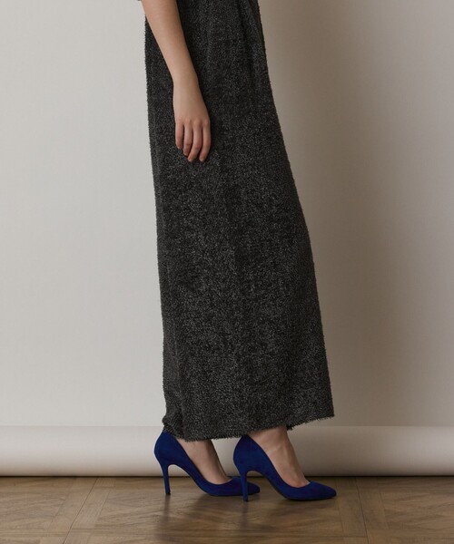 GRACE CONTINENTAL（グレースコンチネンタル）の「カットジャガードサロペット（サロペット/オーバーオール・レディース・グレー/ブラック・38/36）」の8枚目の写真