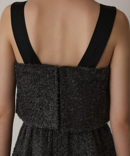 GRACE CONTINENTAL（グレースコンチネンタル）の「カットジャガードサロペット（サロペット/オーバーオール・レディース・グレー/ブラック・38/36）」の14枚目の写真