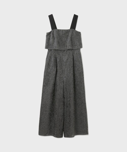 GRACE CONTINENTAL（グレースコンチネンタル）の「カットジャガードサロペット（サロペット/オーバーオール・レディース・グレー/ブラック・38/36）」の16枚目の写真