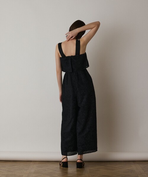 GRACE CONTINENTAL（グレースコンチネンタル）の「カットジャガードサロペット（サロペット/オーバーオール・レディース・グレー/ブラック・38/36）」の21枚目の写真