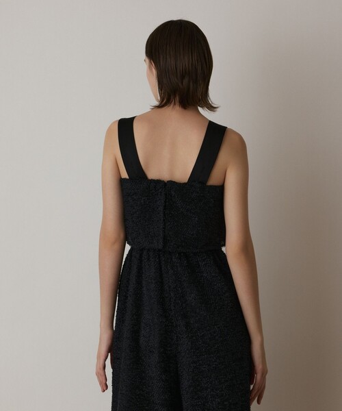 GRACE CONTINENTAL（グレースコンチネンタル）の「カットジャガードサロペット（サロペット/オーバーオール・レディース・グレー/ブラック・38/36）」の22枚目の写真