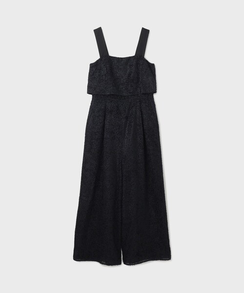 GRACE CONTINENTAL（グレースコンチネンタル）の「カットジャガードサロペット（サロペット/オーバーオール・レディース・グレー/ブラック・38/36）」の5枚目の写真