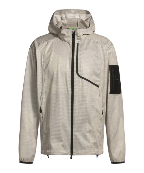 BOSS（ボス）の「Active ラミネートメッシュ フーデッドジャケット オールオーバープリント（その他アウター・メンズ・ベージュ・L/XXL/XL/M/S）」の6枚目の写真