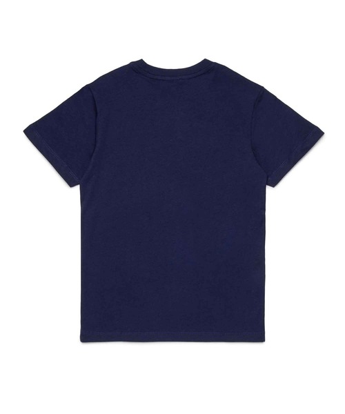 DIESEL KIDS（ディーゼルキッズ）の「DIESEL（ディーゼル）Kids & Junior ブランドロゴ半袖Tシャツカットソー（Tシャツ/カットソー・キッズ・ブラック/ターコイズブルー/ネイビー/ネイビー×ホワイト/ブルー/ホワイト/レッド・4Y/6Y/8Y/10Y/12Y/14Y/16Y）」の16枚目の写真