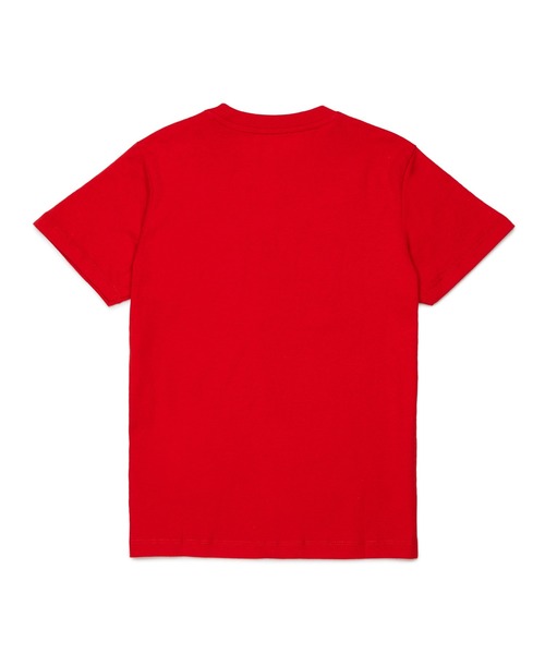 DIESEL KIDS（ディーゼルキッズ）の「DIESEL（ディーゼル）Kids & Junior ブランドロゴ半袖Tシャツカットソー（Tシャツ/カットソー・キッズ・ブラック/ターコイズブルー/ネイビー/ネイビー×ホワイト/ブルー/ホワイト/レッド・4Y/6Y/8Y/10Y/12Y/14Y/16Y）」の11枚目の写真