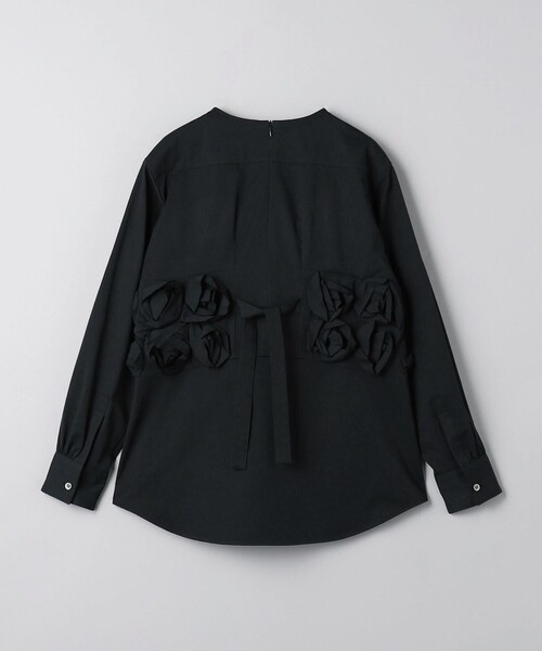 Kaon（カオン）の「＜Kaon＞ローズモチーフ ブラウス（シャツ/ブラウス・レディース・ブラック/ライトブルー・FREE）」の11枚目の写真