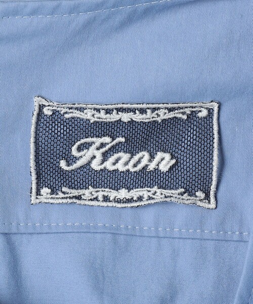 Kaon（カオン）の「＜Kaon＞ローズモチーフ ブラウス（シャツ/ブラウス・レディース・ブラック/ライトブルー・FREE）」の14枚目の写真