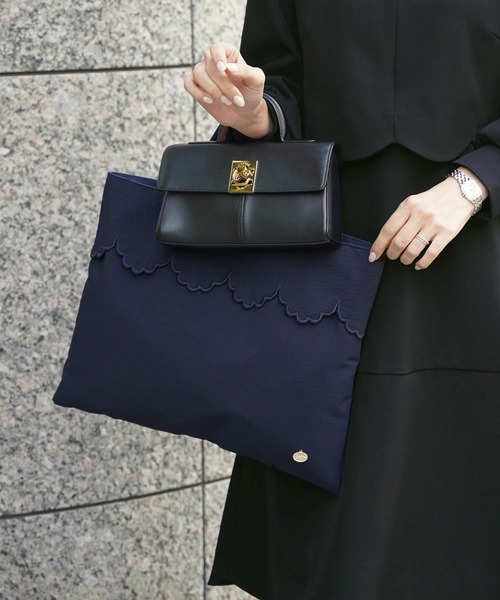 ドット スカラップ サブバッグ le reve vaniller（エコバッグ/サブ