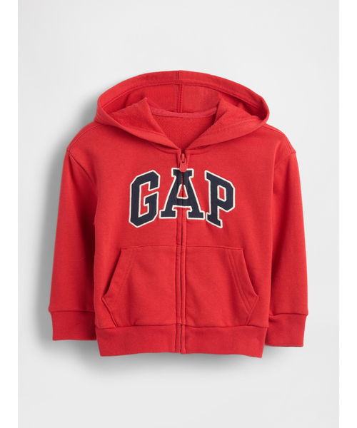 セール】babyGap リラックス GAPロゴ ジップアップパーカー