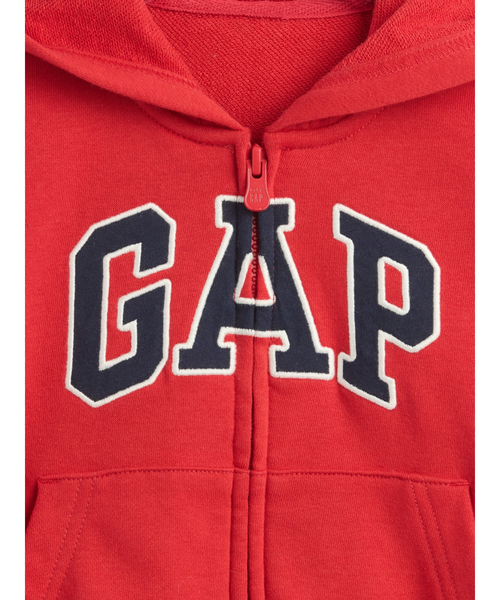 babyGap リラックス GAPロゴ ジップアップパーカー（パーカー）｜GAP