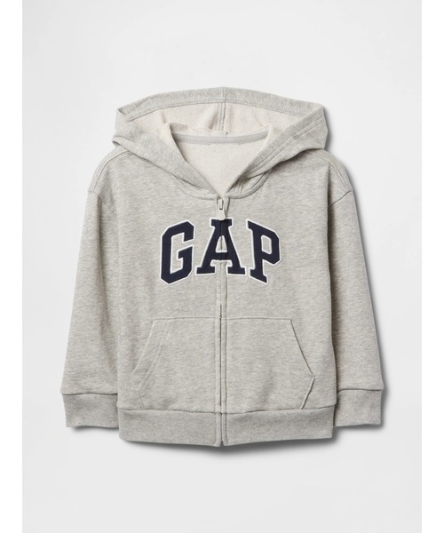 セール】babyGap リラックス GAPロゴ ジップアップパーカー（パーカー