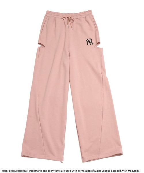 BACK TO THE FIELD(バック トゥー ザ フィールド)の「【MLB】サイドカッティングスウェットパンツ(スウェットパンツ・レディース・ホワイト/ブラック/ブルー/グレー/ピンク・FREE)」の16枚目の写真