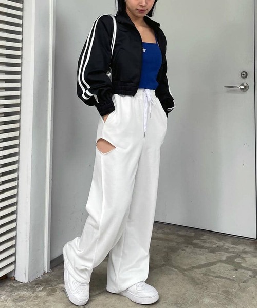 BACK TO THE FIELD(バック トゥー ザ フィールド)の「【MLB】サイドカッティングスウェットパンツ(スウェットパンツ・レディース・ホワイト/ブラック/ブルー/グレー/ピンク・FREE)」の10枚目の写真