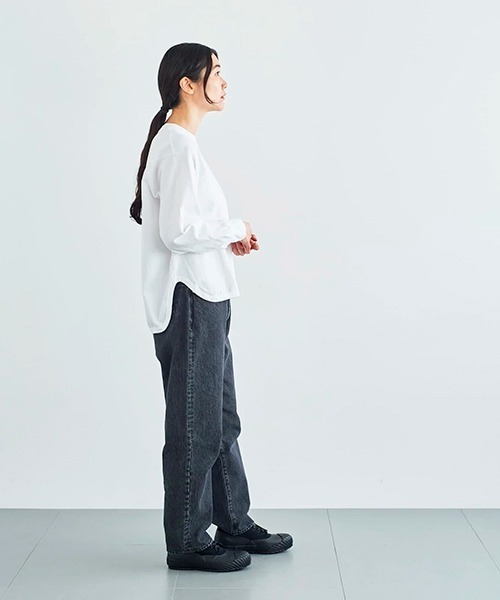 HAU(ハウ)の「トップス circle(Tシャツ/カットソー・レディース・ホワイト/ブラック/ピンク/イエロー・MEDIUM)」の19枚目の写真