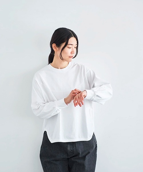 HAU(ハウ)の「トップス circle(Tシャツ/カットソー・レディース・ホワイト/ブラック/ピンク/イエロー・MEDIUM)」の7枚目の写真