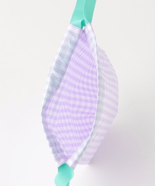 green label relaxing（グリーンレーベルリラクシング）の「巾着バッグ（S）（エコバッグ/サブバッグ・キッズ・コバルトブルー/ライラック・FREE）」の8枚目の写真