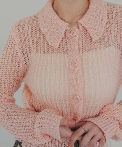 本日タイムSALE✨VONDEL（フォンデル）鍵編みポロニット 【公式通販】