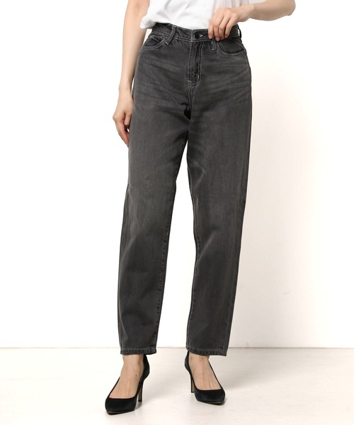 London Denim（ロンドンデニム）の「London Denim (Hackney) Boy friend / ボーイフレンドデニム（デニムパンツ・レディース・ブラック/ライトグレー/グレー系その他・LL/S/M/L）」の3枚目の写真