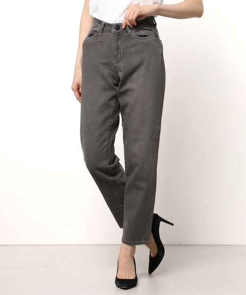 London Denim（ロンドンデニム）の「London Denim (Hackney) Boy friend / ボーイフレンドデニム（デニムパンツ・レディース・ブラック/ライトグレー/グレー系その他・LL/S/M/L）」の2枚目の写真