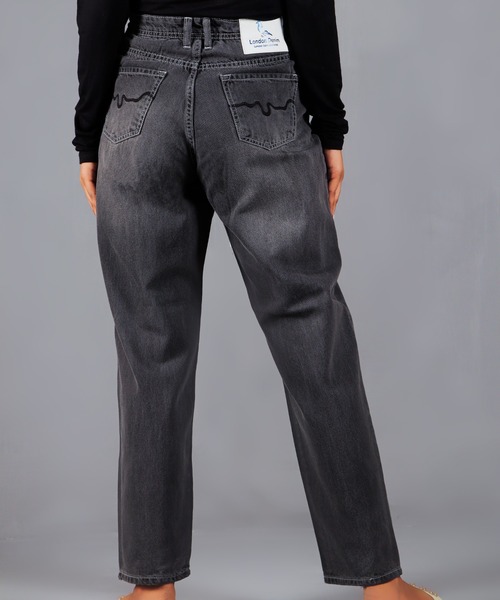 London Denim（ロンドンデニム）の「London Denim (Hackney) Boy friend / ボーイフレンドデニム（デニムパンツ・レディース・ブラック/ライトグレー/グレー系その他・LL/S/M/L）」の19枚目の写真