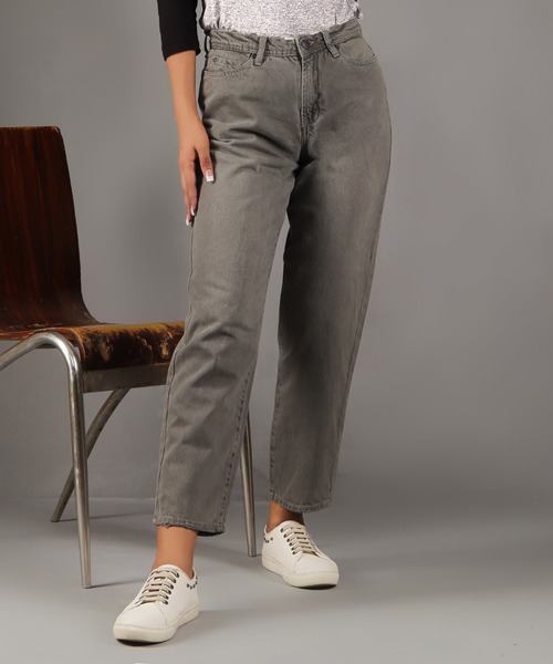 London Denim（ロンドンデニム）の「London Denim (Hackney) Boy friend / ボーイフレンドデニム（デニムパンツ・レディース・ブラック/ライトグレー/グレー系その他・LL/S/M/L）」の13枚目の写真