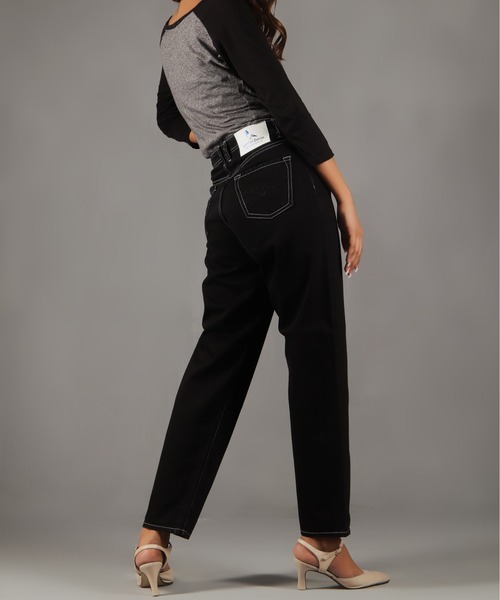 London Denim（ロンドンデニム）の「London Denim (Hackney) Boy friend / ボーイフレンドデニム（デニムパンツ・レディース・ブラック/ライトグレー/グレー系その他・LL/S/M/L）」の7枚目の写真