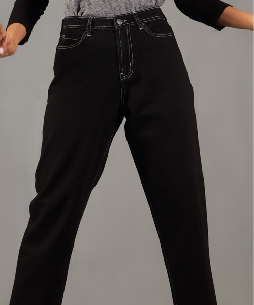 London Denim（ロンドンデニム）の「London Denim (Hackney) Boy friend / ボーイフレンドデニム（デニムパンツ・レディース・ブラック/ライトグレー/グレー系その他・LL/S/M/L）」の10枚目の写真