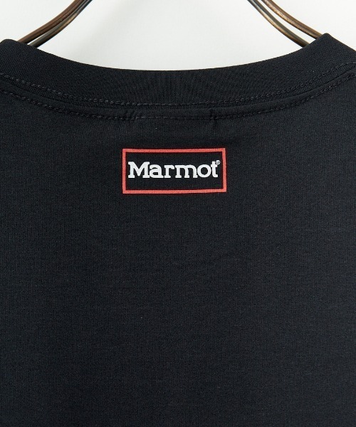 MARMOT（マーモット）の「[Marmot/マーモット] 別注 ドローコード付き ワンポイントロゴポケットTシャツ（Tシャツ/カットソー・レディース・ブラック/グレー/ホワイト・M/S/XL/L）」の4枚目の写真