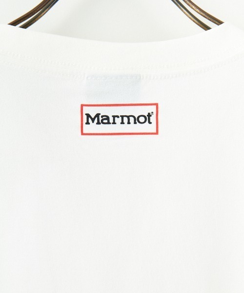 MARMOT（マーモット）の「[Marmot/マーモット] 別注 ドローコード付き ワンポイントロゴポケットTシャツ（Tシャツ/カットソー・レディース・ブラック/グレー/ホワイト・M/S/XL/L）」の5枚目の写真