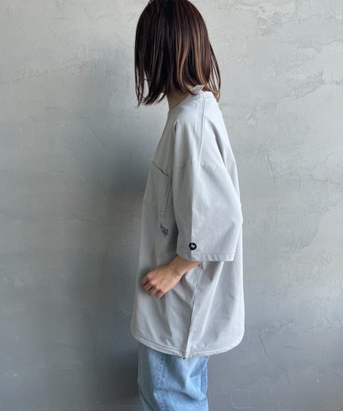 MARMOT（マーモット）の「[Marmot/マーモット] 別注 ドローコード付き ワンポイントロゴポケットTシャツ（Tシャツ/カットソー・レディース・ブラック/グレー/ホワイト・M/S/XL/L）」の17枚目の写真