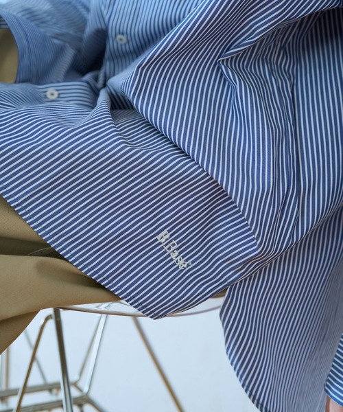 BROKEN BASE(ブロークンベース)の「B.BASEオーバーシャツ(シャツ/ブラウス・メンズ・サックスブルー系/ライトブルー・LARGE/MEDIUM)」の18枚目の写真