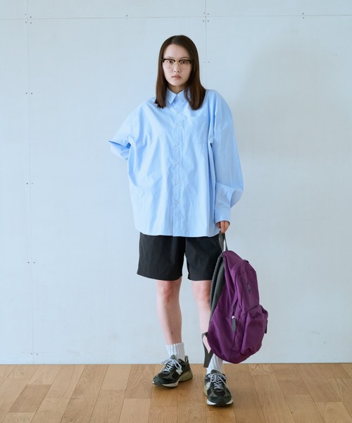 BROKEN BASE(ブロークンベース)の「B.BASEオーバーシャツ(シャツ/ブラウス・メンズ・サックスブルー系/ライトブルー・LARGE/MEDIUM)」の21枚目の写真