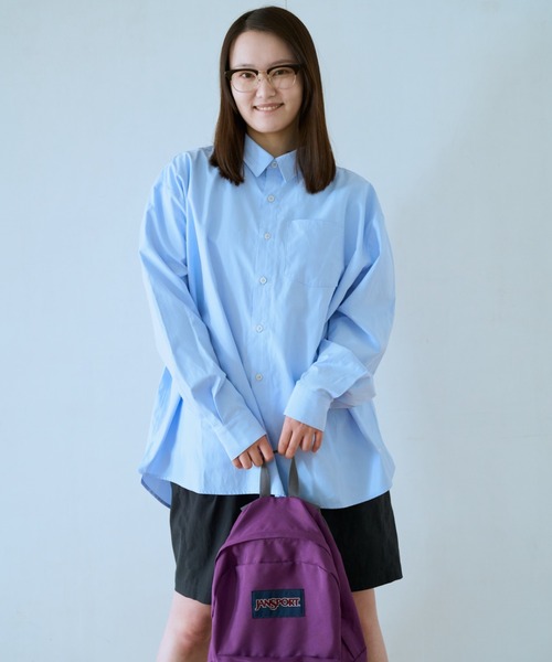 BROKEN BASE(ブロークンベース)の「B.BASEオーバーシャツ(シャツ/ブラウス・メンズ・サックスブルー系/ライトブルー・LARGE/MEDIUM)」の22枚目の写真