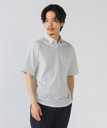 BEAMS HEART | 【抗菌防臭加工・吸水速乾】ハニカムプリント レギュラーカラー ポロシャツ 25SS(S~XL)(ポロシャツ)