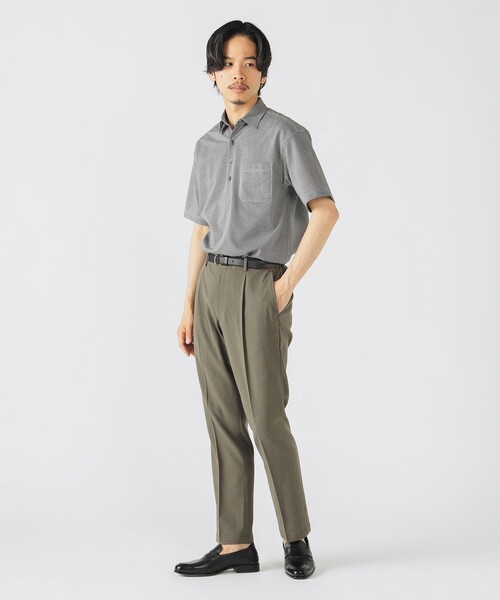 BEAMS HEART(ビームスハート)の「【抗菌防臭加工・吸水速乾】ハニカムプリント レギュラーカラー ポロシャツ 25SS(S~XL)(ポロシャツ・メンズ・ブラック/ネイビー/ホワイト/ブルー・X-LARGE/LARGE/MEDIUM/SMALL)」の11枚目の写真