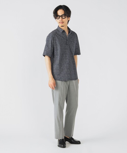 BEAMS HEART(ビームスハート)の「【抗菌防臭加工・吸水速乾】ハニカムプリント レギュラーカラー ポロシャツ 25SS(S~XL)(ポロシャツ・メンズ・ブラック/ネイビー/ホワイト/ブルー・X-LARGE/LARGE/MEDIUM/SMALL)」の20枚目の写真