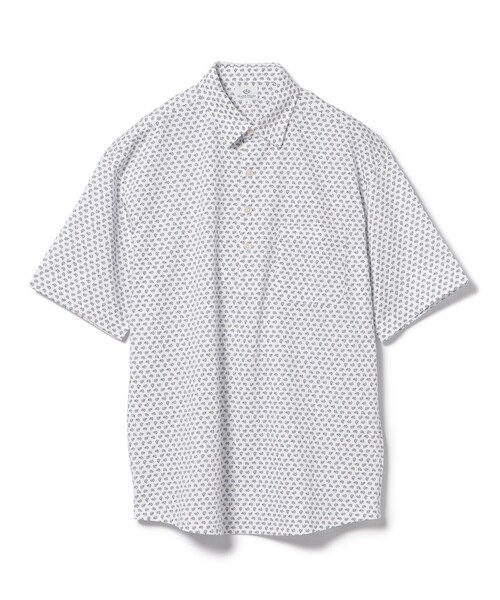 BEAMS HEART(ビームスハート)の「【抗菌防臭加工・吸水速乾】ハニカムプリント レギュラーカラー ポロシャツ 25SS(S~XL)(ポロシャツ・メンズ・ブラック/ネイビー/ホワイト/ブルー・X-LARGE/LARGE/MEDIUM/SMALL)」の21枚目の写真